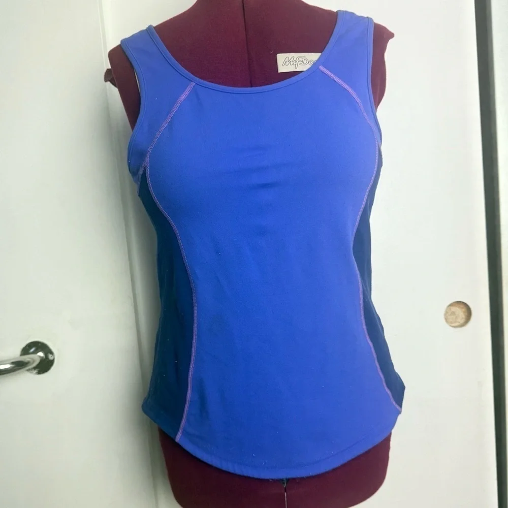 Lululemon Women's Blue Sleeveless Top